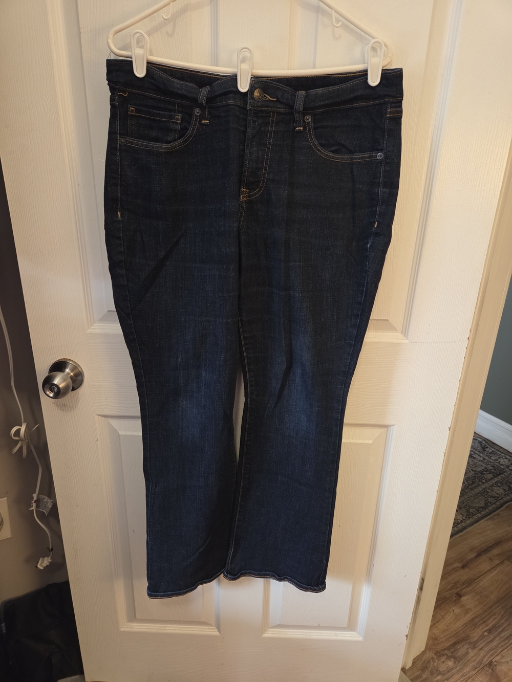 Old Navy Dark Indigo Bootcut Stretch Jeans